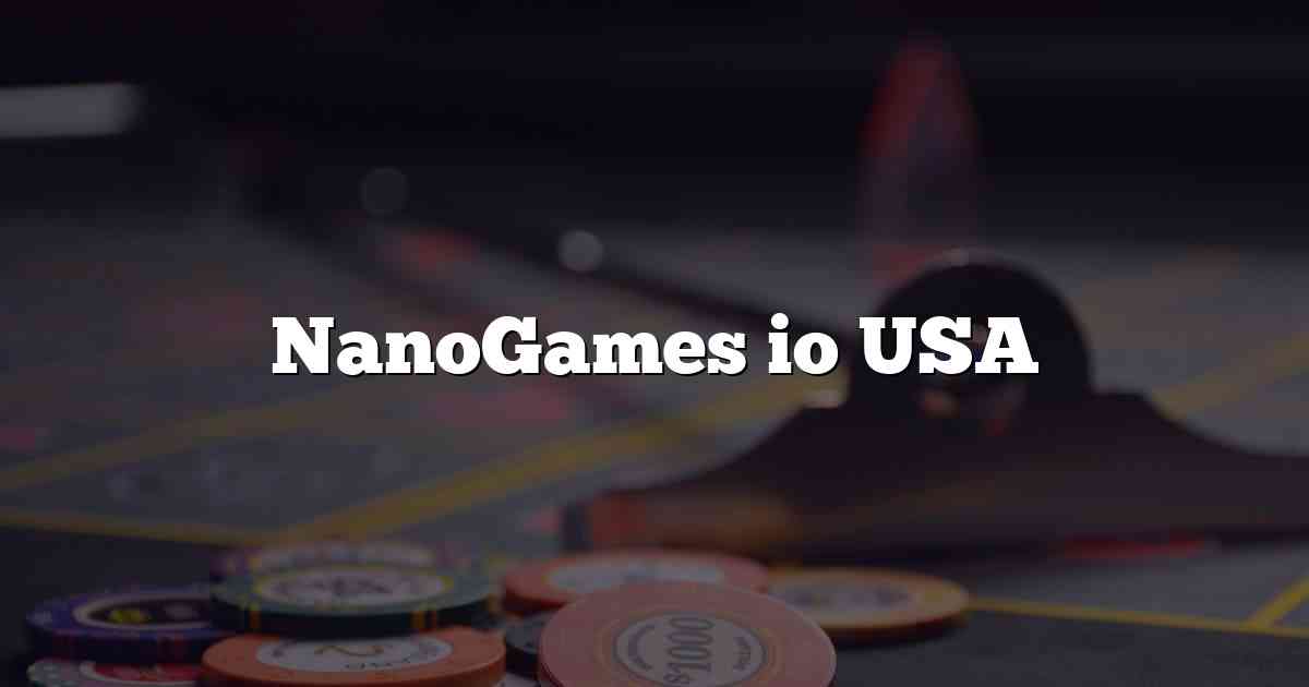 NanoGames io USA